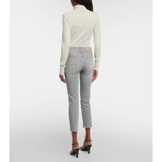 7 For All Mankind Roxanne Mid-rise Skinny Jeans 3 7 For All Mankind Roxanne Mid-rise Skinny Jeans - Image 2