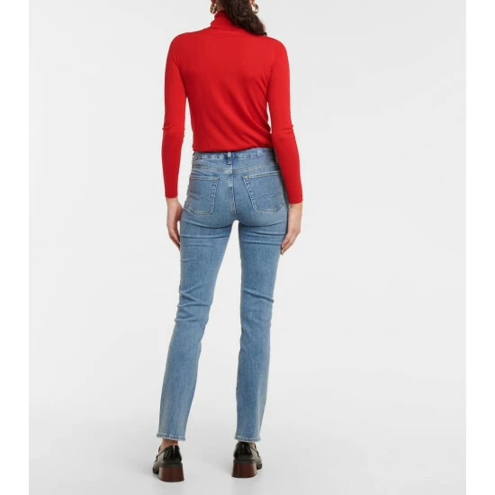 7 For All Mankind Kimmie Mid-rise Slim-leg Jeans 4 7 For All Mankind Kimmie Mid-rise Slim-leg Jeans - Image 2