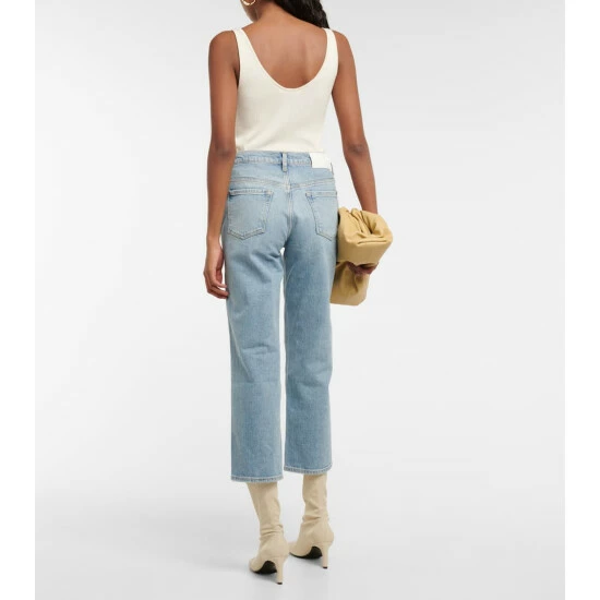 7 For All Mankind The Modern Straight High-rise Jeans 4 7 For All Mankind The Modern Straight High-rise Jeans - Image 2