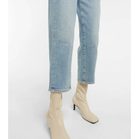 7 For All Mankind The Modern Straight High-rise Jeans 6 7 For All Mankind The Modern Straight High-rise Jeans - Image 4