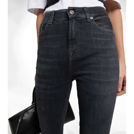 7 For All Mankind Slim Kick High-rise Jeans 5 7 For All Mankind Slim Kick High-rise Jeans - Image 3