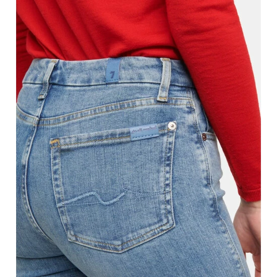 7 For All Mankind Kimmie Mid-rise Slim-leg Jeans 7 7 For All Mankind Kimmie Mid-rise Slim-leg Jeans - Image 5