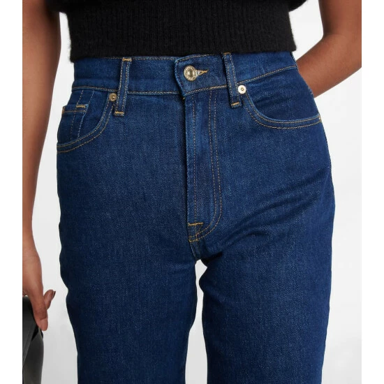 7 For All Mankind Logan Stovepipe Straight Jeans 5 7 For All Mankind Logan Stovepipe Straight Jeans - Image 3