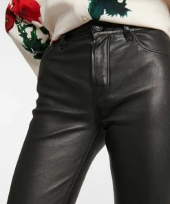 7 For All Mankind Bootcut Tailorless Leather Pants -Marysia Sales unnamed file 148