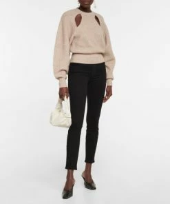 7 For All Mankind Roxanne Mid-rise Skinny Jeans