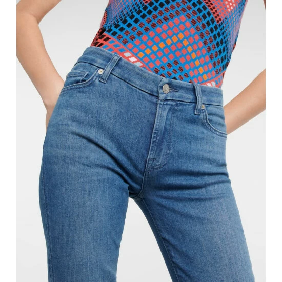 7 For All Mankind Kimmie B(AIR) Mid-rise Straight Jeans 5 7 For All Mankind Kimmie B(AIR) Mid-rise Straight Jeans - Image 3