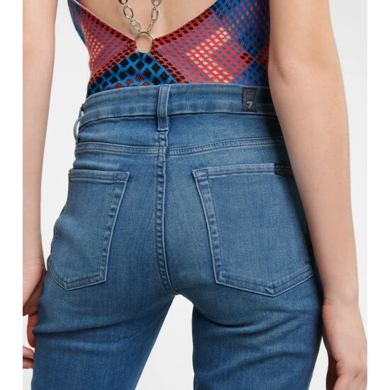 7 For All Mankind Kimmie B(AIR) Mid-rise Straight Jeans 6 7 For All Mankind Kimmie B(AIR) Mid-rise Straight Jeans - Image 4