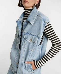 7 For All Mankind Airwave Denim Vest -Marysia Sales unnamed file 196