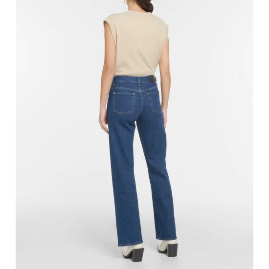 7 For All Mankind Tess High-rise Straight Jeans 4 7 For All Mankind Tess High-rise Straight Jeans - Image 2