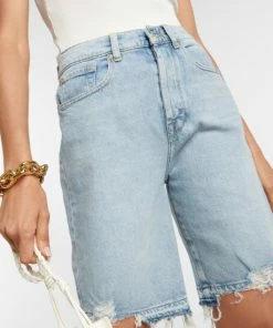 7 For All Mankind Andy Distressed Denim Shorts -Marysia Sales unnamed file 200