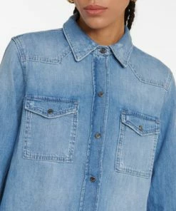 7 For All Mankind Emilia Denim Shirt -Marysia Sales unnamed file 204