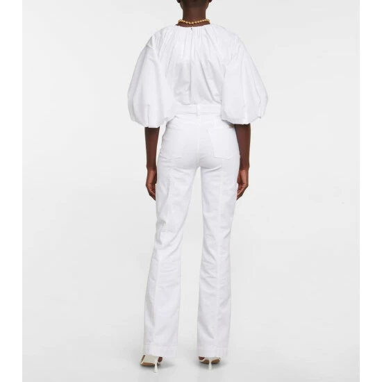 7 For All Mankind Dojo High-rise Flared Jeans 4 7 For All Mankind Dojo High-rise Flared Jeans - Image 2