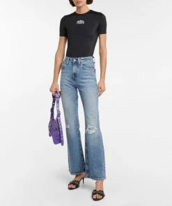 7 For All Mankind Riley Sneaker Boot Cotton Jeans