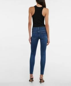 7 For All Mankind Slim Illusion High-rise Skinny Jeans -Marysia Sales unnamed file 257