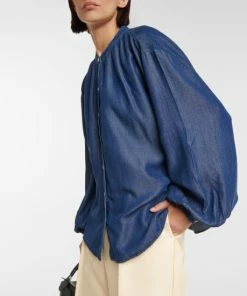 7 For All Mankind Button-up Tencel Blouse -Marysia Sales unnamed file 275