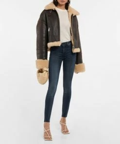 7 For All Mankind Slim Illusion Luxe High-rise Skinny Jeans