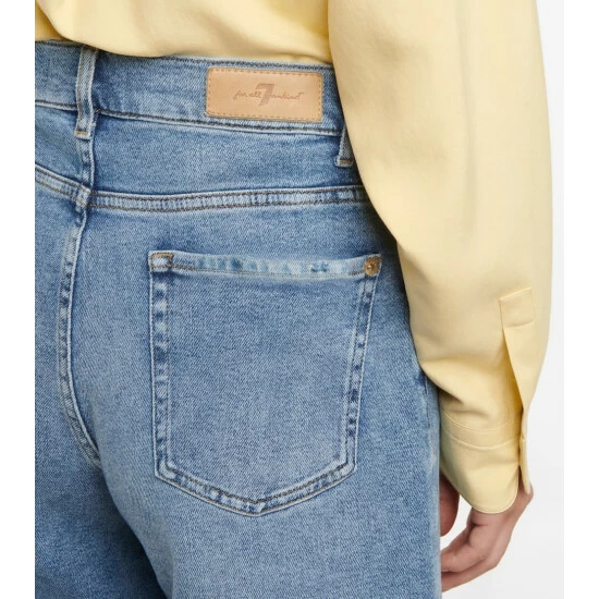 7 For All Mankind Zoey High-rise Wide-leg Jeans 7 7 For All Mankind Zoey High-rise Wide-leg Jeans - Image 5