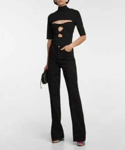 7 For All Mankind Dojo High-rise Flared Jeans