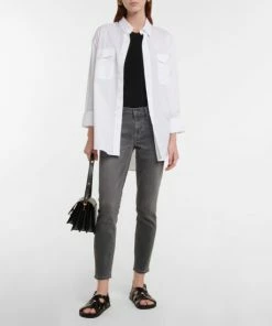 7 For All Mankind The Ankle B(AIR) Mid-rise Skinny Jeans