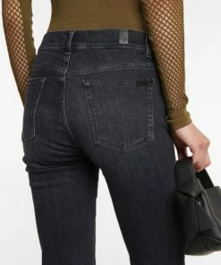 7 For All Mankind The Straight Crop Mid-rise Jeans -Marysia Sales unnamed file 362