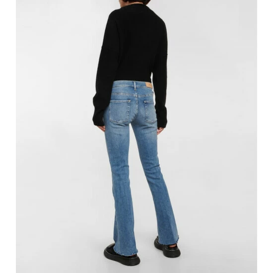 7 For All Mankind Tailorless Luxe Low-rise Bootcut Jeans 4 7 For All Mankind Tailorless Luxe Low-rise Bootcut Jeans - Image 2