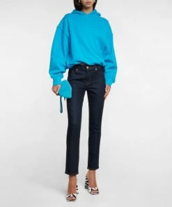 7 For All Mankind Roxanne Mid-rise Skinny Jeans