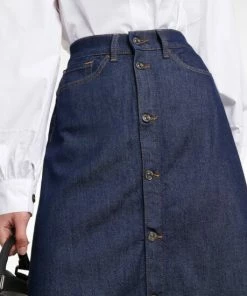 7 For All Mankind Denim Midi Skirt -Marysia Sales unnamed file 376