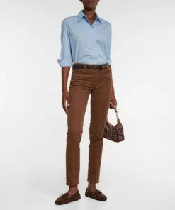 7 For All Mankind Roxanne Mid-rise Skinny Pants