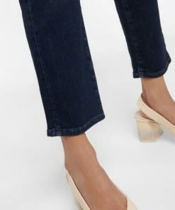 7 For All Mankind The Straight Crop Mid-rise Jeans -Marysia Sales unnamed file 397