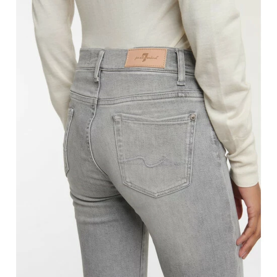 7 For All Mankind Roxanne Mid-rise Skinny Jeans 6 7 For All Mankind Roxanne Mid-rise Skinny Jeans - Image 5