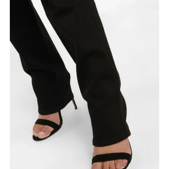 7 For All Mankind The Straight Crop Mid-rise Slim Jeans 7 7 For All Mankind The Straight Crop Mid-rise Slim Jeans - Image 5