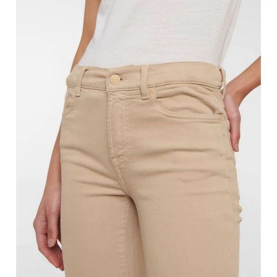 7 For All Mankind Roxanne Mid-rise Skinny Jeans 5 7 For All Mankind Roxanne Mid-rise Skinny Jeans - Image 3