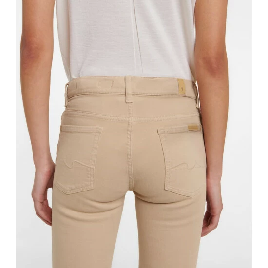 7 For All Mankind Roxanne Mid-rise Skinny Jeans 6 7 For All Mankind Roxanne Mid-rise Skinny Jeans - Image 4