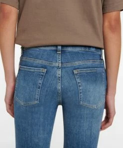 7 For All Mankind The Straight Crop Mid-rise Jeans -Marysia Sales unnamed file 475