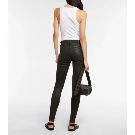 7 For All Mankind Slim Illusion Mid-rise Skinny Jeans 4 7 For All Mankind Slim Illusion Mid-rise Skinny Jeans - Image 2