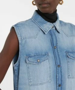 7 For All Mankind Denim Shirt Dress -Marysia Sales unnamed file 498