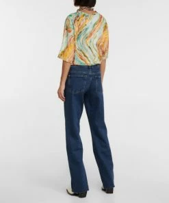 7 For All Mankind Tess Trouser High-rise Straight Jeans -Marysia Sales unnamed file 502