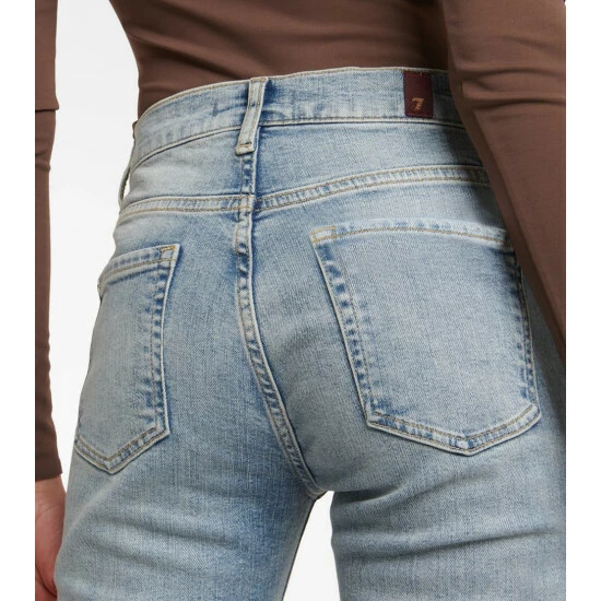 7 For All Mankind Bootcut Tailorless Mid-rise Jeans 6 7 For All Mankind Bootcut Tailorless Mid-rise Jeans - Image 4