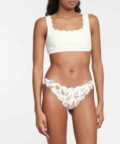 Marysia Antibes Reversible Printed Bikini Bottoms