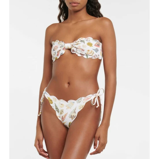 Marysia Antibes Printed Bandeau Bikini Top 3 Marysia Antibes Printed Bandeau Bikini Top