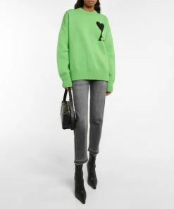 7 For All Mankind Mid-rise Cropped Straight Jeans