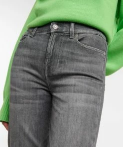 7 For All Mankind Mid-rise Cropped Straight Jeans -Marysia Sales unnamed file 67