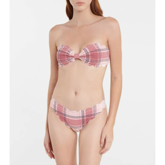 Marysia Antibes Checked Bikini Top 3 Marysia Antibes Checked Bikini Top