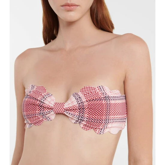 Marysia Antibes Checked Bikini Top 5 Marysia Antibes Checked Bikini Top - Image 3