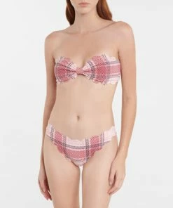Marysia Antibes Checked Bikini Bottoms