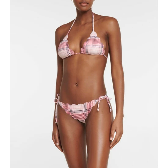 Marysia Mott Checked Reversible Bikini Bottoms 3 Marysia Mott Checked Reversible Bikini Bottoms