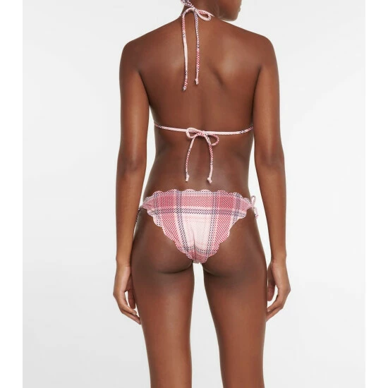 Marysia Mott Checked Reversible Bikini Bottoms 4 Marysia Mott Checked Reversible Bikini Bottoms - Image 2