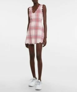 Marysia Venus Checked Tennis Minidress