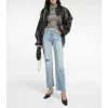 7 For All Mankind Ellie Mid-rise Straight Jeans