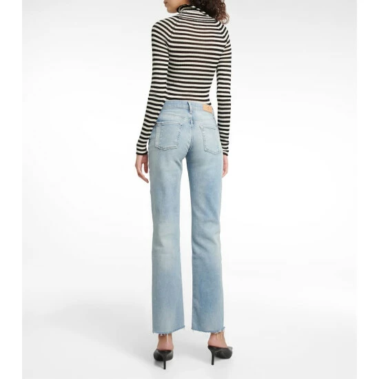 7 For All Mankind Ellie Mid-rise Straight Jeans 4 7 For All Mankind Ellie Mid-rise Straight Jeans - Image 2